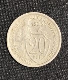 Moneda 20 copeici 1933 Rusia #