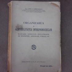 ORGANIZAREA SI CONTABILITATEA INTREPRINDERILOR - CONST. G. DEMETRESCU