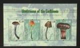 Ciuperci - Grenada Carriacou &amp; Petite Martinique 2011 - Coliță Set Complet 4 Timbre Mushrooms of the Caribbean CP1_II