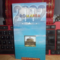 ROMANIA 2002 * GHID GEOGRAFIC, ISTORIC , ECONOMIC ,TURISTIC / IN LIMBA ENGLEZA #