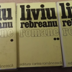 myh 722 - LIVIU REBREANU - ROMANE - 3 VOLUME - ED 1986