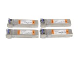 4x FlexOptix GBIC S.1312.10.D SFP LX de 1,25 GB, 10 km / 12 dB, 1310 nm, SMF