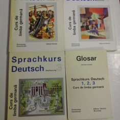 CURS DE LIMBA GERMANA Sprachkurs Deutsch 1; 2; 3 (Curs general Manual pentu adulti) * GLOSAR german-roman - U. Haussermann; G. Dietric