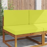 vidaXL Perna pentru canapea de exterior 2 pcs Verde Poliester 900834