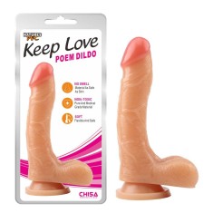 Dildo cu ventuza Keep Love Poem 20 cm