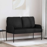vidaXL Canapele cu pernă 110cm Negru placaj 42023448