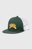 Vans sapca culoarea verde, cu imprimeu