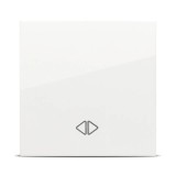 &Icirc;ntrerupător cruce 2M 10A ELBI Moda Voice pentru control iluminat din 3 puncte, design modular modern, montaj &icirc;ngropat, culori Alb, Antracit, Bej