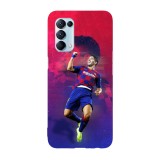 Husa compatibila cu Oppo A54 5G, Viceversa, model Luis Suarez, Silicon, TPU, Transparent, Carcasa