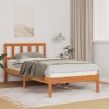 VidaXL Cadru de pat Maro ceruit 80 x 200 cm Lemn de brad solid