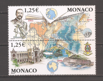 Monaco 2003 - Centenarul Hărții batimetrice generale a oceanelor, MNH foto