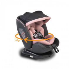 Scaun Auto Pilot Pink Rotativ 360 cu Isofix 0-36 kg foto