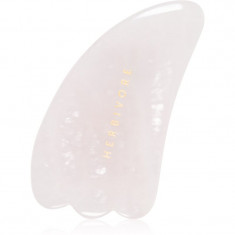 Herbivore Rose Quartz Gua Sha accesoriu de masaj 1 buc