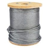 Tambur cu cablu de otel zincat 3 mm, 100 m, Micul Fermier