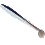 Twister Lunker City Swimming Ribster 4&rdquo; Grub, 001 Alewife, 10cm, 10buc/blister
