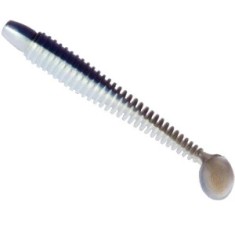 Twister Lunker City Swimming Ribster 4&rdquo; Grub, 001 Alewife, 10cm, 10buc/blister