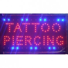 Reclama LED - TATTOO PIERCING - foto