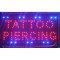 Reclama LED - TATTOO PIERCING -