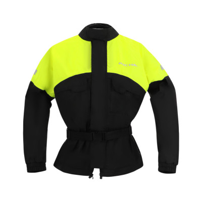 Jacheta Moto Impermeabila Richa Rainwarrior Jacket, Negru/Galben, Extra-Small foto