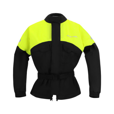 Jacheta Moto Impermeabila Richa Rainwarrior Jacket, Negru/Galben, 3XL foto