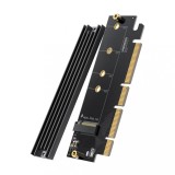 ADAPTOR Ugreen, &quot;CM465&quot; M.2 (M)(NVMe) la PCle 4.0, adaptor pt. SSD M.2 cu form factor 2280/2260/2242/2230, radiator (Heat Sink) &quot;30715&quot; - 695730383715