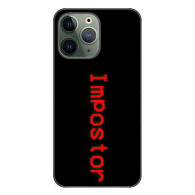Husa compatibila cu Apple iPhone 11 Pro Silicon Gel Tpu Model Among Us Impostor foto