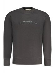 Bluza barbati, cu imprimeu cu logo, Regular fit, negru (Marime: L) foto