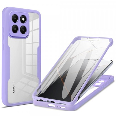 Husa pentru Xiaomi 14, Techsuit, ColorVerse 360, Mov foto