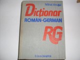 Dictionar Roman-German Mihai Anutei, Editura Stiintifica, 1619 pagini, 1990, Limba Romana