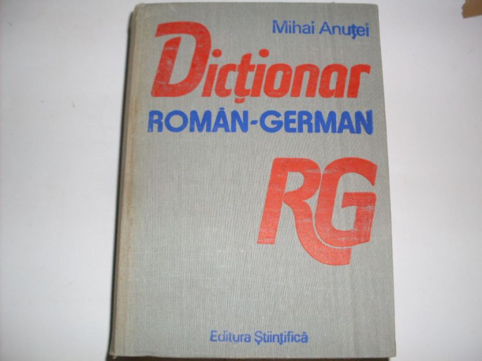 Dictionar Roman-german - Mihai Anutei , 20923