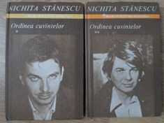 ORDINEA CUVINTELOR VOL.1-2 - NICHITA STANESCU foto