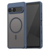 Husa MagSafe pentru Sony Xperia 10 VII, Techsuit, HaloFrost II, Bleumarin