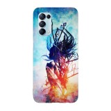 Husa compatibila cu Oppo A54 5G model Axiolite digital art, Silicon, TPU, Viceversa, Transparent, Carcasa