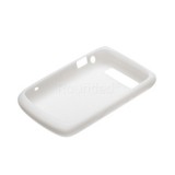 Carcasa Silicon BlackBerry Bold 9700 Alb Originala Protectie Anti-soc