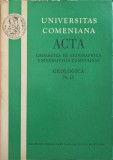 ACTA GEOLOGICA ET GEOGRAPHICA UNIVERSITATIS COMENIANAE. GEOLOGICA-UNIVERSITAS COMENIANA