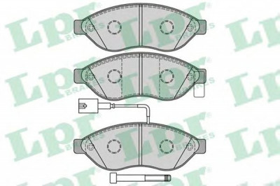 Set placute frana,frana disc PEUGEOT BOXER caroserie (2006 - 2016) LPR 05P1287 foto