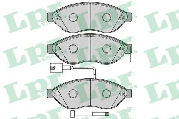 Set placute frana,frana disc FIAT DUCATO platou / sasiu (250, 290) (2006 - 2016) LPR 05P1287