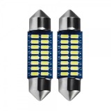 Set 2 x Becuri auto LED SMD, 5W, 16 LED