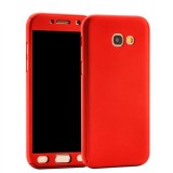 Husa FullBody Red pentru Samsung Galaxy A5 2017 360 grade + folie de sticla gratis