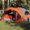 vidaXL Cort de camping pentru 6 persoane, gri/portocaliu, impermeabil 94639