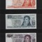 Set Argentina 1 + 5 + 10 pesos aunc/unc