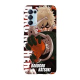 Husa compatibila cu Oppo A54 5G model Boku no hero Bakugou Katsuki, Silicon, TPU, Viceversa, Transparent, Carcasa
