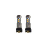 Set 2 becuri led PW24W cu 10SMD Cree Portocaliu, Universal