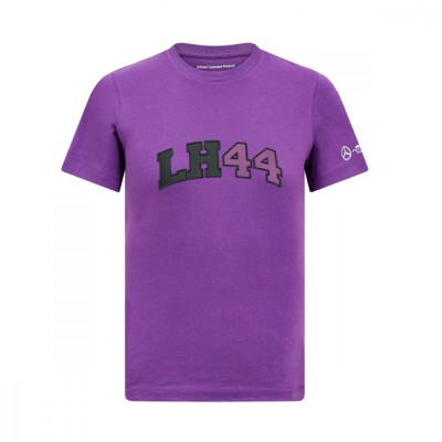 Mercedes AMG Petronas tricou de copii Lewis Hamilton logo purple F1 Team 2023 - 140 cm (dětsk&amp;eacute;) foto