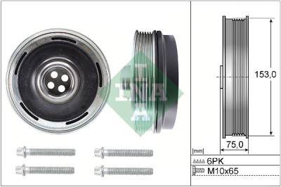 INA 544 0169 20 Set fulie, arbore cotit foto