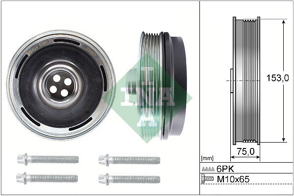 INA 544 0169 20 Set fulie, arbore cotit