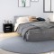 vidaXL Noptiere, 2 buc, negru, 40x34x40 cm, lemn masiv de pin 813334