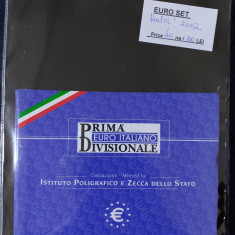 Italia 2002 - Set complet de euro bancar de la 1 cent la 2 euro