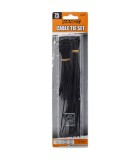 Coliere plastic negre 75buc Handy