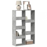 VidaXL Bibliotecă, gri beton, 100x33x155,5 cm, lemn prelucrat